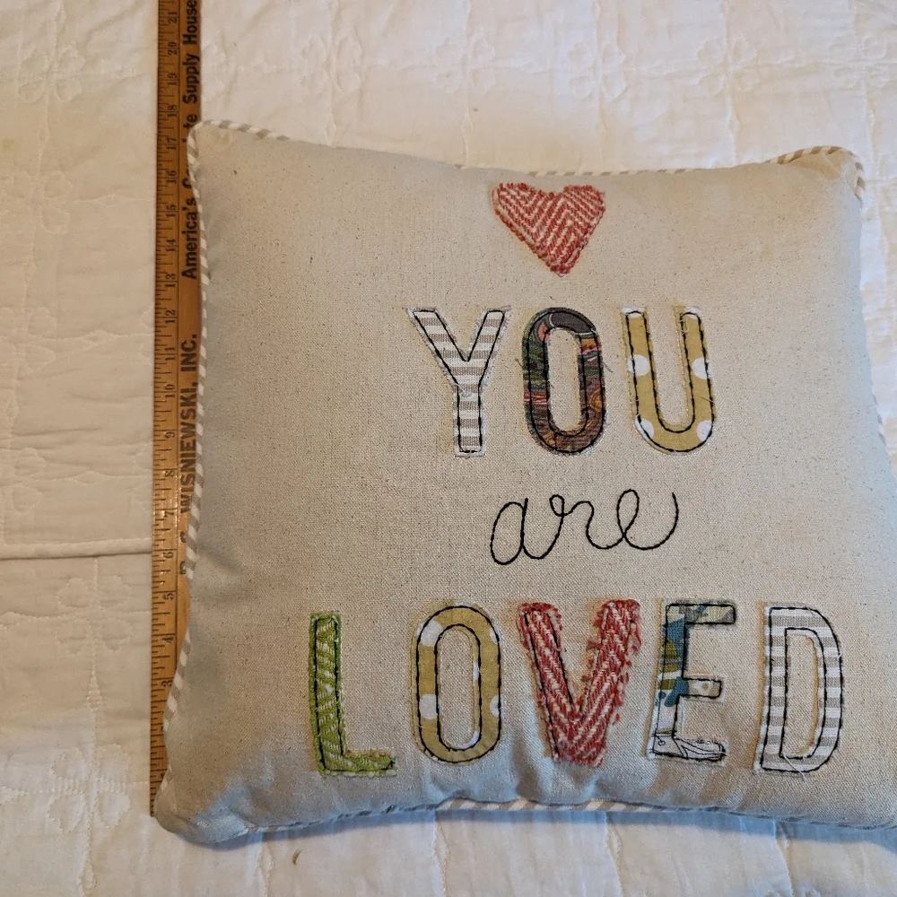 Glory Haus you are loved pillow